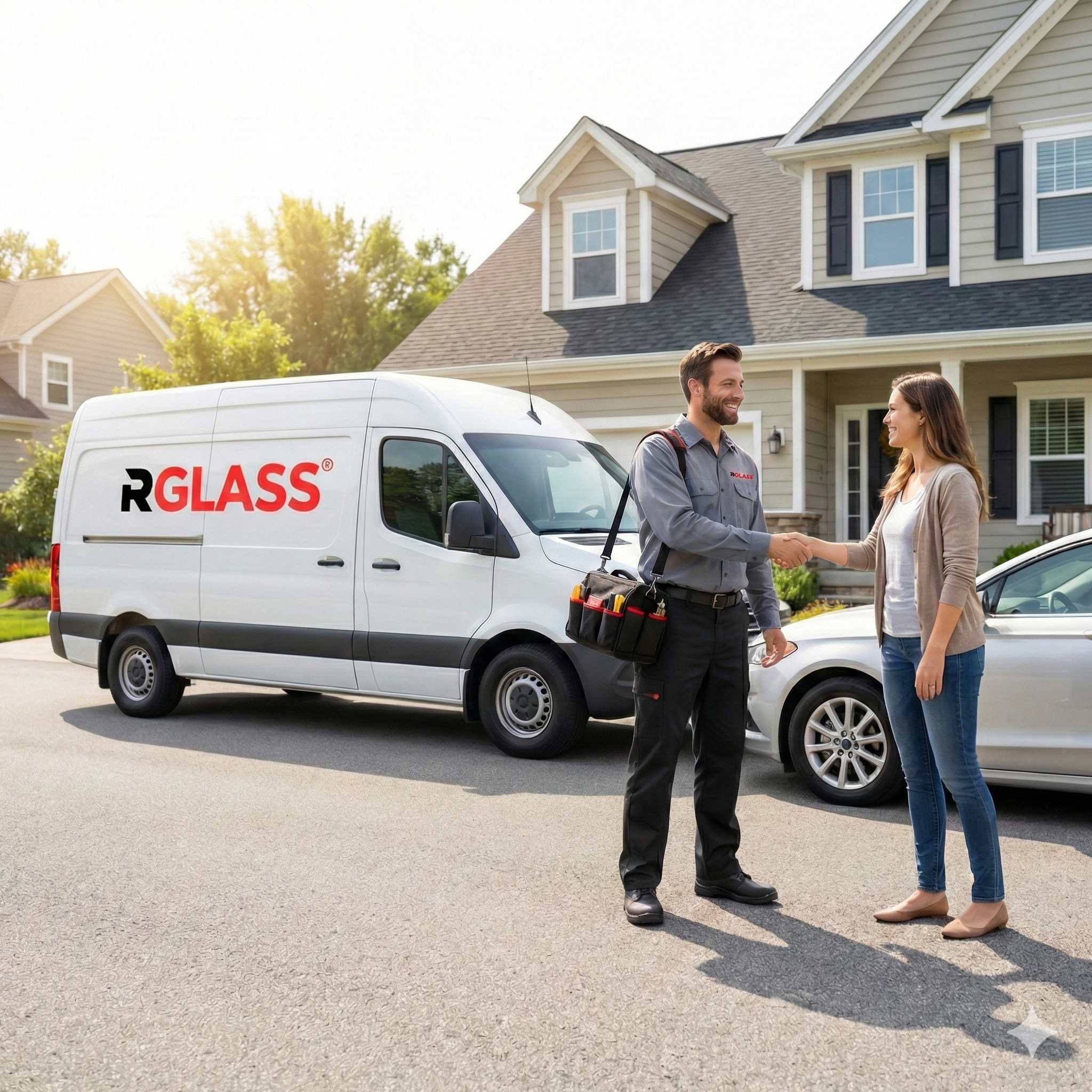 Intervention à domicile gratuite - Technicien RGLASS chez le client